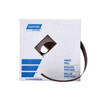 NORTON: 1-1/2 X 50 YDS ROLL EMERY CLOTH, 180 GRIT, ALUMINUM
